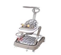 Andador Babywalker 3en 1 - Carro de despertar y caminar con función basculante con ruedas, música, color azul