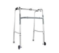 Andador bariátrico resistente para personas mayores | Andador plegable con 2 ruedas | Ayuda para la movilidad para discapacitados | Altura ajustable | Doble comodidad
