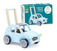 Andador Citroën 2CV Andador de Madera Modelo Bebé desde 10 Meses | Ayuda estable para caminar | licencia oficial Citroën | favorece los primeros pasos con toda seguridad | regalo de nacimiento