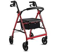 Andador con Andador Andador Andador Carro Andador de Aluminio con Asiento Bastón Antideslizante con Hospital Pequeño Regalo