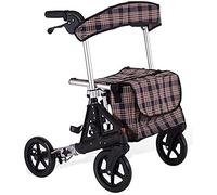 Andador con Andador Andador para Personas Mayores Andador con Andador Andador con Andador Compacto con Asiento y Ruedas Manijas Plegables y Ajustables y Frenos de Respaldo Anhelan