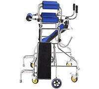 Andador con andador de 6 ruedas Andador médico Andador plegable y liviano Ayuda para caminar con altura ajustable para usuarios mayores y discapacitados
