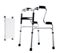 Andador con Andador para Personas Mayores Marco de Movilidad Plegable y liviano Ayuda para Caminar para Personas Mayores para Personas Mayores y discapacitadas con Ruedas y Asiento,C