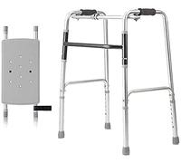 Andador con Andador que Depende de Caminar para Personas Mayores con Miembros Inferiores asistidos para Ancianos Aleación de Aluminio Ligero y fácil de Transportar para Compartir