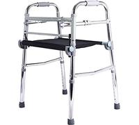 Andador con ayuda para caminar Andador Andador estándar Andador para personas mayores: andador para subir y bajar escaleras Movilidad ajustable de aluminio liviano