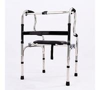 Andador con muletas de cuatro patas para personas mayores,Ayuda de rehabilitación de varios estilos de aleación de aluminio de acero inoxidable ajustable,Recuperación de ejercicios para discapacitado