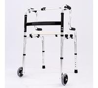 Andador con muletas de cuatro patas para personas mayores,Ayuda de rehabilitación de varios estilos de aleación de aluminio de acero inoxidable ajustable,Recuperación de ejercicios para discapacitado