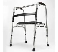 Andador con muletas de cuatro patas para personas mayores,Ayuda de rehabilitación de varios estilos de aleación de aluminio de acero inoxidable ajustable,Recuperación de ejercicios para discapacitado