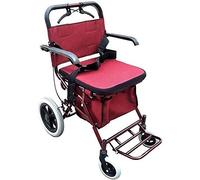 Andador con ruedas, andador con ruedas, andador con ruedas y asiento y pedal, carrito de compras para personas mayores, carrito de compras