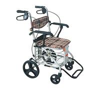 Andador Con Ruedas Andador Con Ruedas Andador Plegable Con Ruedas Y Asiento Acolchado Frenos Bloqueables Con Cesta De La Compra Carro Elevador De Rehabilitación