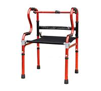 Andador con ruedas Andador con ruedas plegable alto Andadores con ruedas para personas mayores y adultos Adecuado para molestias por parálisis, discapacidad y entrenamiento de rehabilitación posopera