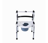 Andador con ruedas Andador ligero plegable para movilidad, andador para personas mayores y adultos, equipo de ayuda para caminar, silla de inodoro para ducha de baño Andador rodante de acero