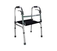 Andador con ruedas Andador plegable portátil sin ruedas Equipo de entrenamiento auxiliar de rehabilitación extraíble para adultos mayores discapacitados Andador rodante de acero
