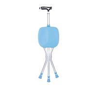 Andador con ruedas Bastón trípode taburete altura ajustable con luz Led andador andador con asiento ligero fácil de plegar adecuado para personas mayores Andador rodante de acero