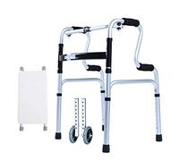Andador con Ruedas con Placa De Baño + con Ruedas Andador para Personas Mayores De Aleación De Aluminio para Discapacitados Andador Vintage Bastón con Hospital