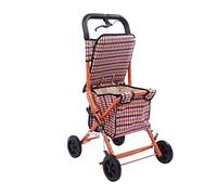 Andador con ruedas de 4 ruedas, carrito de la compra, ayuda plegable para caminar, asiento ajustable en altura, andador de aluminio para ancianos, Beauty Comes