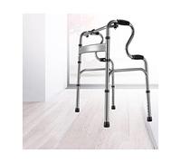 Andador con ruedas Dispositivo de rehabilitación Walker Assist para un fácil almacenamiento para personas mayores discapacitadas o ancianos Andador ajustable Andador rodante de acero