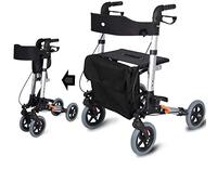 Andador Con Ruedas Fundas Para Asiento Y Respaldo Carro Carrito De Compras Caminata Asistida Caminata De Cuatro Ruedas Silla De Ruedas Plegable Andador El Doble De Comodidad
