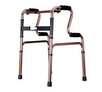 Andador Con Ruedas Ligero Ayuda Auxiliar Para Fracturas Reposabrazos Para Personas Mayores Discapacitados, Pacientes Obesos Andador Altura Ajustable Interesante (Metálico #1)