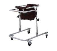 Andador con ruedas para niños, andador de altura ajustable, ayuda para caminar con asiento para rehabilitación de discapacidades y parálisis cerebral