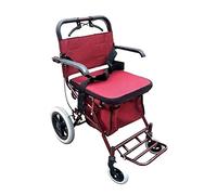 Andador Con Ruedas Para Personas Mayores, Fácil De Operar, Andador Con Ruedas Para Silla De Ruedas, Andador Con Ruedas Con Asiento Y Pedal, Carrito De Compras Para Personas Mayores, Carrito De Compra