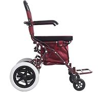 Andador con ruedas para personas mayores, marco plegable rojo con frenos de bloqueo, asiento, patinete de empuje manual para ocio, anhelo
