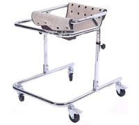 Andador con ruedas para rehabilitación para discapacitados - Hemi Walker plegable para niños pequeños y adolescentes con necesidades especiales - 4 ruedas y asiento incluidos