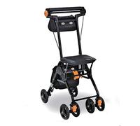 Andador Con Ruedas Portátil, Andador Con Ruedas Y Asiento, Carrito De Movilidad Con Estructura Para Caminar, Ayudas Para La Movilidad Con Bolsa Interesante