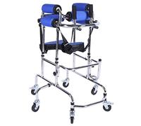 Andador con ruedas vertical ajustable para personas mayores con asiento y soporte para brazos Andadores con ruedas plegables que soportan hasta 220 libras