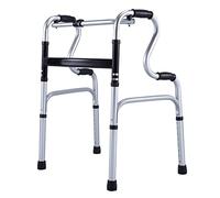 Andador con ruedas Walker Assist Dispositivo de rehabilitación Aleación de aluminio para ancianos Discapacitados Ligero Plegable Bastón Silla andador con asiento Andador rodante de acero