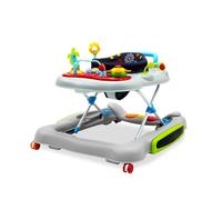 Andador DANDELION para Bebé 3 en 1 - Asiento Giratorio 360º, Bandeja Extraíble con Luces y Sonidos, 3 Alturas, 6 Frenos Antiescaleras, Plegado Compacto - Multicolor Asalvo