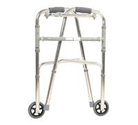 Andador de aluminio ligero plegable del andador con la altura ajustable de 2 ruedas anhela