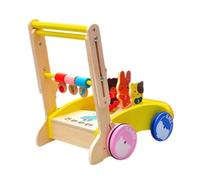 andador de aprendizaje para niños pequeños: cochecito de entrenamiento para bebés, soporte para empujar bebés, juego de asistente con ruedas giratorias | desarrollo de movilidad segura para gatear est