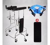 Andador de Ayuda a La Rehabilitación, Andador de Pie para Hemipléjicos, Altura Ajustable, Rápido y Fácil de Instalar, Estable y Cómodo (Size : Women's)