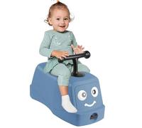 Andador de bebé, estilo de portador, juego para el futuro, desarrollo de la motricidad, la coordinación y la percepción del espacio - juguete de primera edad para bebés, para niños de 10 meses (azul)