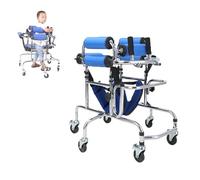 Andador de discapacidad para parálisis cerebral para niños, rehabilitación, marco de pie, ayuda para caminar para discapacitados, altura ajustable para rehabilitación infantil