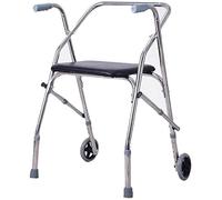 Andador de dos ruedas con asiento - Marco auxiliar de rehabilitación para caminar para ancianos, estrella de luz