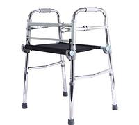 Andador De Instrumentos De Ayuda Para Caminar Ancianos Discapacitados Andador Para Caminar Asistido De Cuatro Pies Andador De Aleación De Aluminio Engrosado Andador Plegable Ligero Fractura Doble La