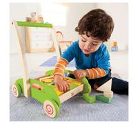 Andador De Madera Hape Con Actividad De Bloques
