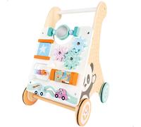 Andador de Madera WOOMAX con Actividades Interactivas, 30,5x9,5x46,5 Cm, Natural