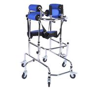 Andador De Marcha Para Niños Andador Vertical Para Niños Con Altura Ajustable Andador Móvil 6 Ruedas Con Estructura De Acero Inoxidable Ayudas Para Caminar Para Discapacitados