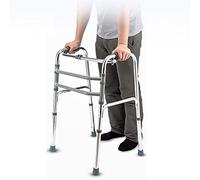 Andador de movilidad Andador Andador para personas mayores, ayuda para caminar de cuatro pies con reposabrazos Ayuda para caminar de aluminio anticaída, 2 estilos, carga de 100 kg