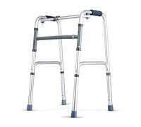 Andador de movilidad Andador auxiliar Ayuda para fracturas Apoyabrazos para personas mayores discapacitados, pacientes obesos Andador de altura ajustable (color: blanco, tamaño: # 2) (blanco # 1)