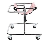 Andador de movilidad Andador vertical con soporte portátil para niños, entrenamiento de rehabilitación de discapacidad con parálisis cerebral, andador plegable para niños pequeños con ruedas y asient