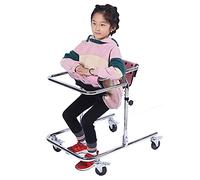 Andador de movilidad Andador vertical liviano para niños Entrenamiento de rehabilitación de discapacidad con parálisis cerebral, andadores plegables para niños pequeños con ruedas y asiento (color: c