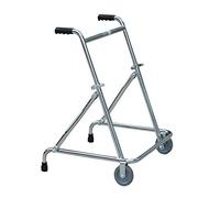 Andador de movilidad con ruedas delanteras fijas de 4 pulgadas Andador estándar plegable ligero para ancianos y discapacitados Carga máxima 330 libras