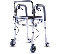 Andador de movilidad para caminar, un andador plegable compacto para ancianos, estrella de luz