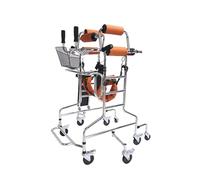 Andador de pie for adultos, rehabilitación de hemiplejia, ayuda for caminar con asiento y ruedas for entrenamiento de miembros inferiores(Men)