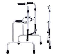 Andador de pie para adultos mayores, plegable, altura ajustable, para discapacitados, ayuda para caminar, hospital/exterior/decoración del hogar Safehappy