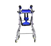 Andador de rehabilitación estándar con soportes antivuelco, ayuda para caminar con aleación de aluminio, caminata de ancianos con 6 ruedas, doble de comodidad, el nuevo cálido como siempre